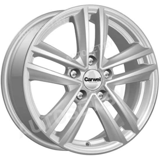CARWEL Неро SB 6,5x16 5/112,0 ET46 D57,1 Серебристый