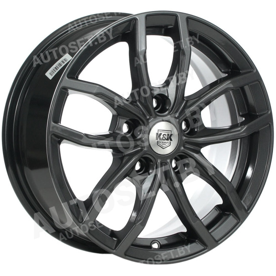 K&K Фрост Кварц 6,5x15 5/114,3 ET43 D66,1 Графитовый