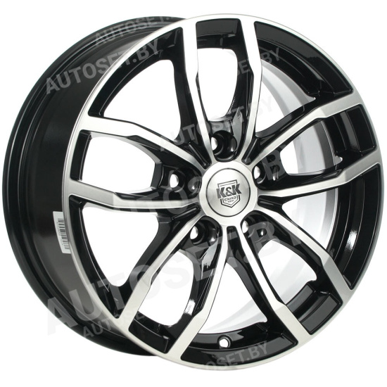 K&K Фрост Алмаз Черный 6,5x15 5/110,0 ET35 D65,1 Черный