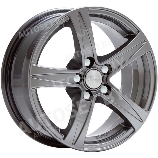 SKAD Sakura Графит 6,5x15 5/100,0 ET35 D57,1 Графитовый